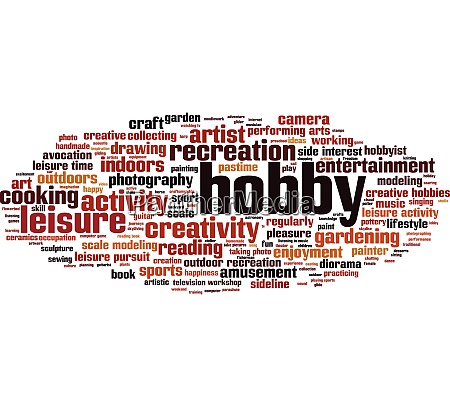 Hobby word cloud - Royalty free image #28267413 | PantherMedia Stock Agency