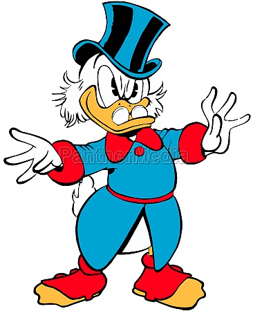 uncle scrooge mcduck richest duck in the world - Rights-managed image  #29822034 | PantherMedia Stock Agency